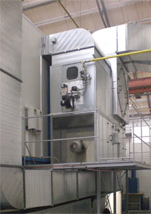 Aggregat RL1 280 - FU mit Gasflächenbrenner und Kreuzstromwärmerückgewinnung